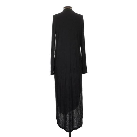 Show Me Your Mumu Black "Sutton Midi  Maxi Dress" small minimalist mock stretch - Picture 8 of 9